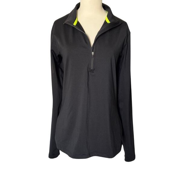 Nike Pro Dri Fit Long Sleeve Pullover 1/4 Zip Long Sleeve Activewear Womens L - Picture 2 of 12